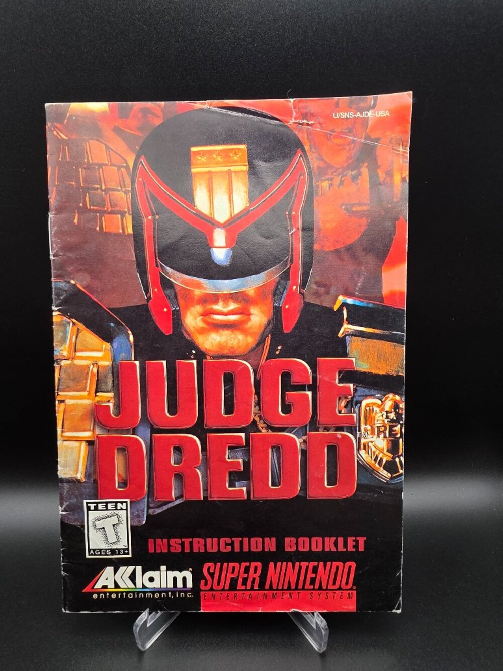 Judge Dredd (Super Nintendo Entertainment System, 1995) *MANUAL ONLY